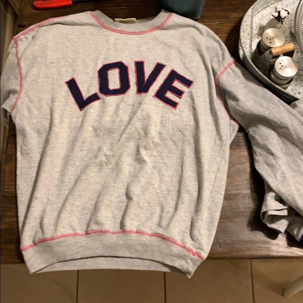 Long sleeve “Love” sweater